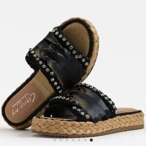 Circus by Sam Edelman   Wyatt Slide Sandal, Black  Women Sizes     NIB